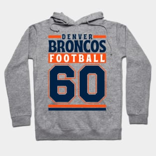 Denver Broncos 1960 American Football Edition 3 Hoodie